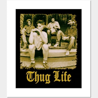Thug Life Golden Posters and Art